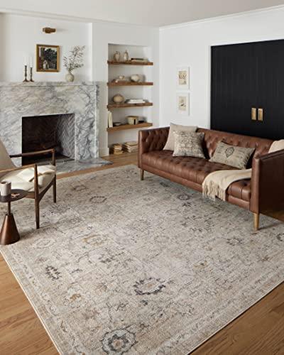 Loloi II Monroe Collection MON-04 Natural/ Multi 2'-6" x 4'-0" Accent Rug