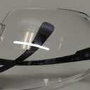 NoCry Clear Shooting Glasses for Men with Anti-Fog and Scratch Resistant Wraparound Lenses  ANSI Z87 Safety Glasses for Men with Adjustable Temples & Nose Pad  100% UV Eye Protection for Shooting (Black & Black)