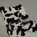 XPUDAC Cow Dog Sweater, Doggie Winter Clothes for Dogs Girl Boy Fleece Dog Pajamas for Winter Christmas, Large (Large(Chest:16.9-18.9"))