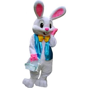 Easter Bunny Mascot Costume Rabbit Cartoon Fancy Party Dress Performance Suit Adult