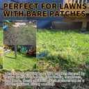 Hybrid Turf 6 ft. by 6.5 ft Artificial Turf Grass Patch Blends in with Natural Grass Outdoor Artificial Grass Turf Outdoor Rug Patio Lawn Decoration