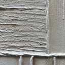 Hand-Painted Thick Texture Art Oil Painting in White and tan Abstract Art Painter House Wall Deco Art 40x28 inches