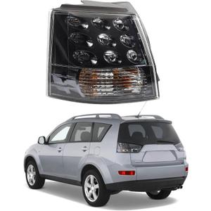 Dasbecan Left Driver Side Tail Light Assembly Compatible with 07 08 09 10 11 12 13 Mitsubishi Outlander EX Rear Brake Lamp