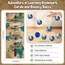 TaoBary 24 Pcs Travel Pen Back to School, Inspirational Pens Earth Balls