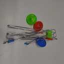 Jishi Retro Magic Rail Twirler 3Pcs Light Up Glow Magnetic Gyro Wheel, Kids Classic Vintage Trick Yoyo Sensory Fidget Toys, Cool Unique Nostalgia Gifts Fun Stocking Stuffers for 3+ Year Old Boys Girls