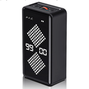 Digital Hourglass Timer, Magnetic Visual Focus Timers with Adjustable Alarm Volume & LED Display, Desk Flip Timer for Study, Work, Kitchen