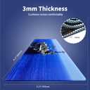 Wknoon. Extra Large Gaming & Office Mouse Pad (31.5" x 11.8")  Aircraft Carrier & Fighter Jet Group & Helicopter, US Navy Premium XXL Desk Mat with Durable Stitched Edges & Anti-Slip Rubber Base