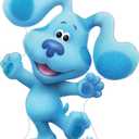 Cardboard People Blue Life Size Cardboard Cutout Standup - Blue's Clues (TV Series)