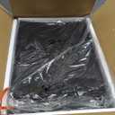 BOLUO Stackable Storage Drawers Closet Organizers and Storage Fabric Black 2 Drawer Dresser for Bedroom 2 Packs Modern (M(11.2"D x 15.2"W x 16.1"H))