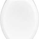 Gerber Elongated Toilet Seat with Cover, Soft Close, No Slam, Quick & Easy Install, Heavy-Duty Plastic, Adjustable Fit for Standard Elongated Toilets, Durable & Fade-Resistant, White G0099213