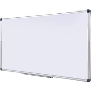 Premium 60"x 36" Multipurpose Magnetic Dry Erase Board with Aluminum Frame | Versatile Wall-Mounted Whiteboard with Pen Tray for Enhanced Office and Classroom Presentations & Collaborations