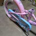 JOYSTAR 16 Inch Kids Bike Little Daisy Girls Bike with Training Wheels Doll Bike Seat Basket & Streamers Princess Kids Bicycle for Girls Toddler Bikes 4-7 Years Pink