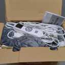 EHEYCIGA Heated Electric Blanket King Size - 9 Heating Levels, 10 Hours Auto Off, Soft Cozy Sherpa Washable Dual Control With Fast Heating, 90 x 100 Inches (Charcoal)