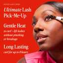 Grande Cosmetics LASH-LIFT Heated Lash Curler - Rechargeable, Travel-Friendly, with 2 Heat Settings - White