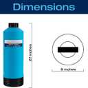 H&G Lifestyles Whole House Water Softener 32,000 Grains, NSF certified Whole Home Water Filtration System for Well & City Water, Remove Calcium Magnesium, Food Grade Resin, Silver-Enhanced, 700,000 Gl