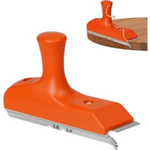 RAWILL Edge Banding Trimmer with Sharp Stainless Steel Blade and Ergonomic Grip for Wood Deburring, Edge Planing,PVC, ABS on Straight, Curved, Chamfered Edges - Ideal Gift for Men