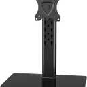 MOUNT PRO Single Monitor Stand Fits Max 32 inch Screen, Free-Standing Computer Desk Stand, Display Mount with Height Adjustable, Swivel, Tilt, Rotation, VESA Monitor Stand 100x100 (Black)