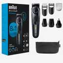 Braun All-in-One Style Kit Series 5 5480, 8-in-1 Trimmer for Men with Beard Trimmer, Body Trimmer for Manscaping, Hair Clippers & More, Ultra-Sharp Blade, 40 Length Settings, Waterproof (Black)