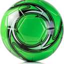 Western Star Official Match Game Soccer Ball Size 5Official Size and Weight Indoor and Outdoor Training Ball (Dart Green)