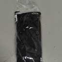 Long Keeper Retro Small Rectangle Sunglasses Women Vintage Square Men Glasses Trendy Chunky Sun Glasses UV400 (Black)