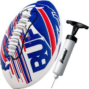 Franklin Sports NFL Team Mini Footballs - Youth 8.5" Official NFL Licensed Football + Air Pump Set