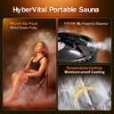 Portable Sauna for Home, Spacious Sauna Tent with 3.0L Fast-Heating Steamer Steamer & Ergonomic Chair for Full Body SPA, Easy Assembly Quick Heat-Up Sauna Experience