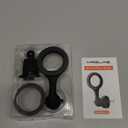 MRGLAS for MagSafe Car Mount [ 2025 Upgraded 40 Strong Magnets] [360 Rotation] Air Vent Magnetic Phone Holder [Double Metal Hook] Car Phone Holder Mount Compatible iPhone 17 16 15 Pro Max Plus S25 24 (Black)