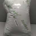 Ultra Soft Queen Size Mattress Topper - Viscose Made from Bamboo Pillow Top Mattress Pad for Back Pain Relief - Naturally Cooling for Hot Sleepers, Green