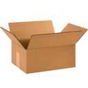 BOX USA 12 x 9 x 5 Corrugated Cardboard Boxes, Small 12"L x 9"W x 5"H, Pack of 25 | Shipping, Packaging, Moving, Storage Box for Home or Business, Strong Wholesale Bulk Boxes