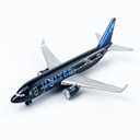 AVIAMUSE Model Airplane, United Black Livery Aircraft Planes Model, Suitable for Collection and Christmas Birthday, Desktop Decor