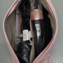 Dual Voltage 3 in 1 Hot Hair Styler  High-Speed Hair Dryer with Air Styler with Long Barrel Air Styler, European Hair Tools Styling, Fast Drying and Quick Styling, Travel Case,Gifts for Women (Black)