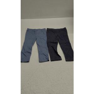 The Peanut Shell Baby Boys or Girls Jeggings Set - Soft Stretchy Pants Boy & Girl Leggings, Infant and Toddler Clothes - Denim, 2 PCS, 18M
