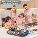 3 x Electric Warming Tray - Silicone Warming Mat for Food, Full Surface Heating with Adjustable Temperature Keep Food Warmers for Parties Buffet, Stocking Stuffer for Women Men Mom