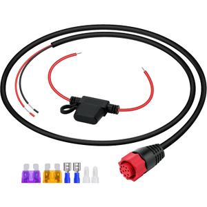 Power Cable Replacement for Boating Equipment, 4 ft Cable Length, Compatible with HDS/Mark/Elite/Hook