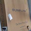 SUNFLOW Shore Thing Premium Beach Chair - Adjustable, Portable, Rust-Resistant, Reclining Beach Chair with UPF 50+ Sun Shade and Drink Holder for The Ultimate in Comfort (Oyster Gray), 16in x 19.5in x 40in