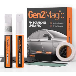 Platinum White Pearl Touch Up Paint Pen Kit for Honda [Clear Coat Included], NH-883P Color Match for Scratches, Rock Chips, Bumper Dings, Easy Scratch Repair & Rust Remover for Honda Owners