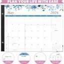 Desk Calendar 2026-2027  22" x 17" Large Desk Calendar Runs From January 2026 to June 2027