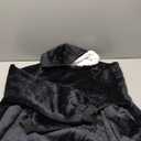 Aemicion Wearable Blanket Hoodie for Adults - Black Oversized Sherpa Fleece Blanket with Sleeves and Pocket, Cozy Gift for Men and Women, Home Office Couch Use