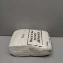 Handepo 100 Pack Baby Washcloths Bulk 10 x 10 Inch Microfiber Coral Fleece Baby Face Towels Absorbent and Soft Wash Cloths for Newborns Infants and Toddlers(White)