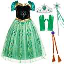 Party Chili Princess Costumes Birthday Dress Up for Little Girls, 5-6 Y