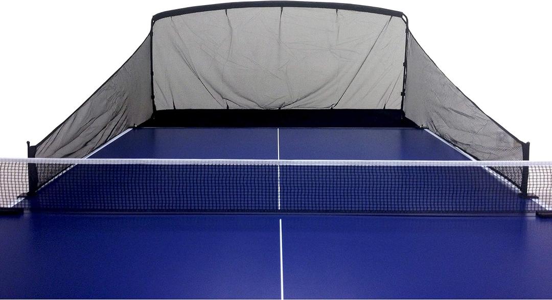 Carbon Fiber Table Tennis Ball Catch Net - Practice Net Attaches to Ping Pong Table for Ball Collection During Table Tennis Robot, Serve or Multi-Ball Training