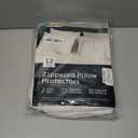 Ultra Soft Pillow Protectors with Zipper King Size - Set of 12 Breathable Pillow Covers - 100% Protection Against Stains, Dust & Dirt - Machine Washable (White)