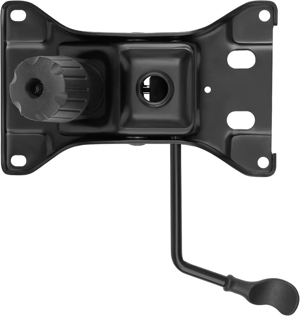 Besitu 500Lbs Office Chair Replacement Parts, w/ 6'' x 10.2" Mounting Holes Chair Base Heavy Duty Plate Swivel Tilt Control Seat Mechanism for Executive and Gaming Chairs