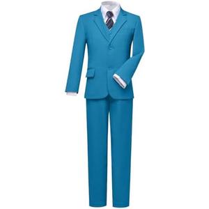 Visaccy Boys Suits Slim Fit Dress Clothes Ring Bearer Outfit, 20Y
