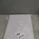 homing Rectangle Vinyl Tablecloth, Waterproof Spillproof Plastic Flannel Backed Easter Table Cloth, Wipe Clean Table Cover for Dining, Buffet Parties and Camping (White, 52" x 70")