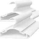 GoodtoU Baby Hangers, 60 Pack Baby Clothes Hangers for Closet Kids Plastic Hangers Toddler Infant Nursery Child Small Children (White)