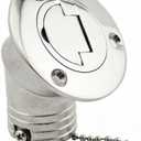 Marine Deck Filler/ Fill Keyless Cap 316 Stainless Steel Elbow Boat Accessories Yacht Hardware (Type: Diesel, 50mm/2inch)