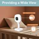 Flex Multi-Stand for Nanit Pro Baby Monitor, Wall Mount for Nanit Pro Baby Monitor,Portable Travel Stand Pro White (Camera not Include)