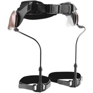 Exoskeleton for Walking Device, Leg Exoskeleton Powered, Wearable Robotic Bionic Exoskeleton Walking Assist (Black)