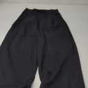 Womens Wide Leg Yoga Pants High Waisted Loose Stretch Lounge Workout Gym Trousers with Pockets (Medium, Black)